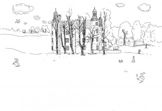 Ausmalbild Schloss Kopie