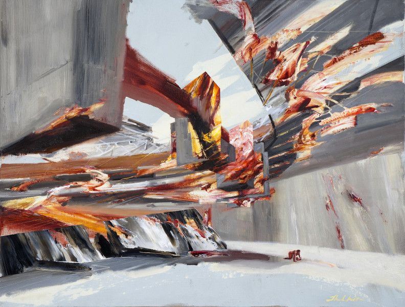 As Long as it Takes Oil on canvas 80 x 105cm 2025