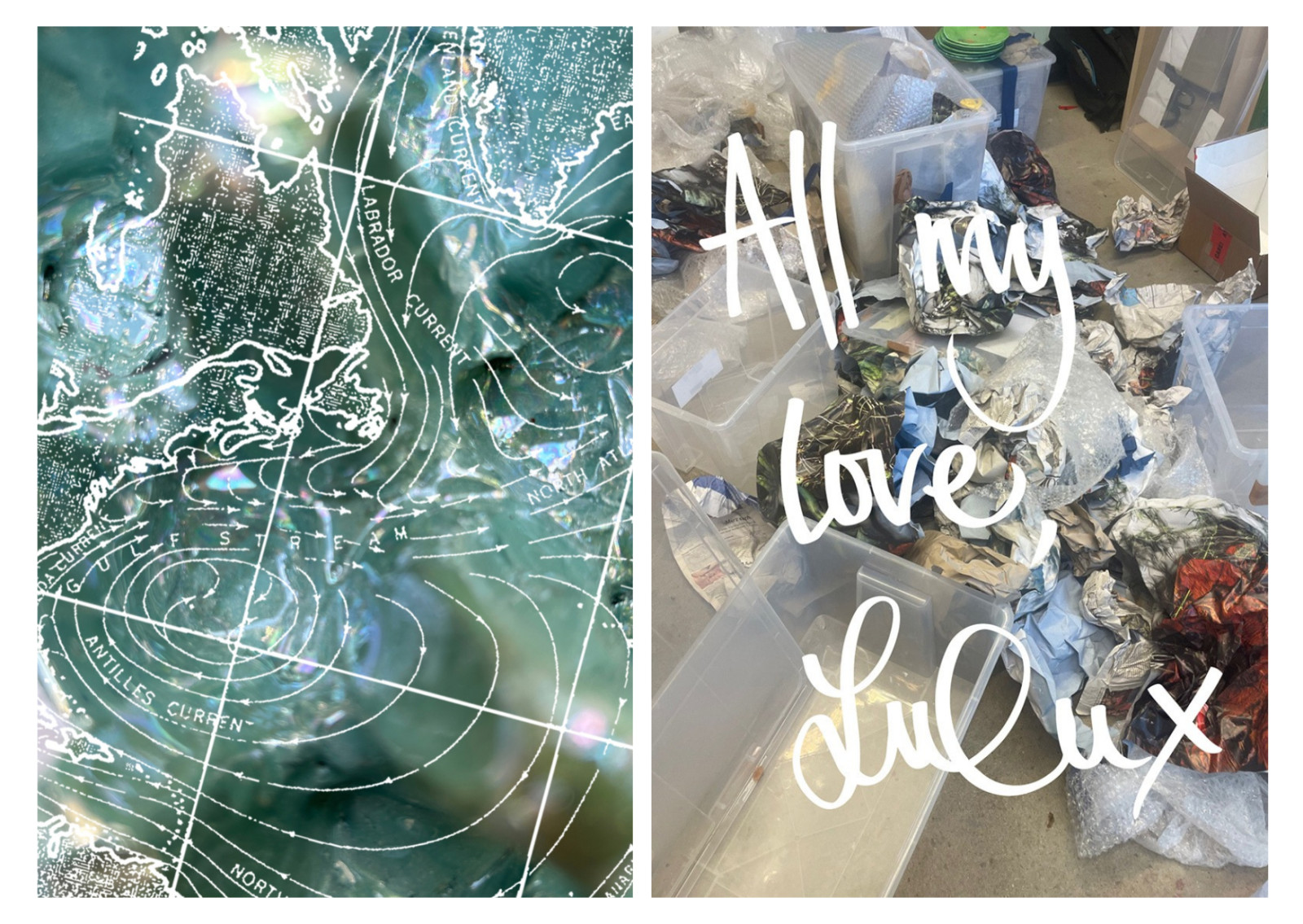 Collage Trittau Heart of Glasses Atelierhaus