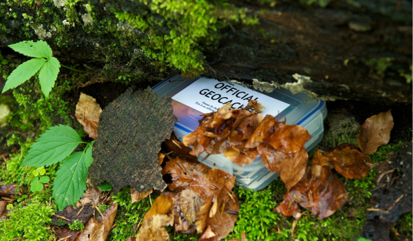 Geocaching Canva lizenzfreie Nutzung