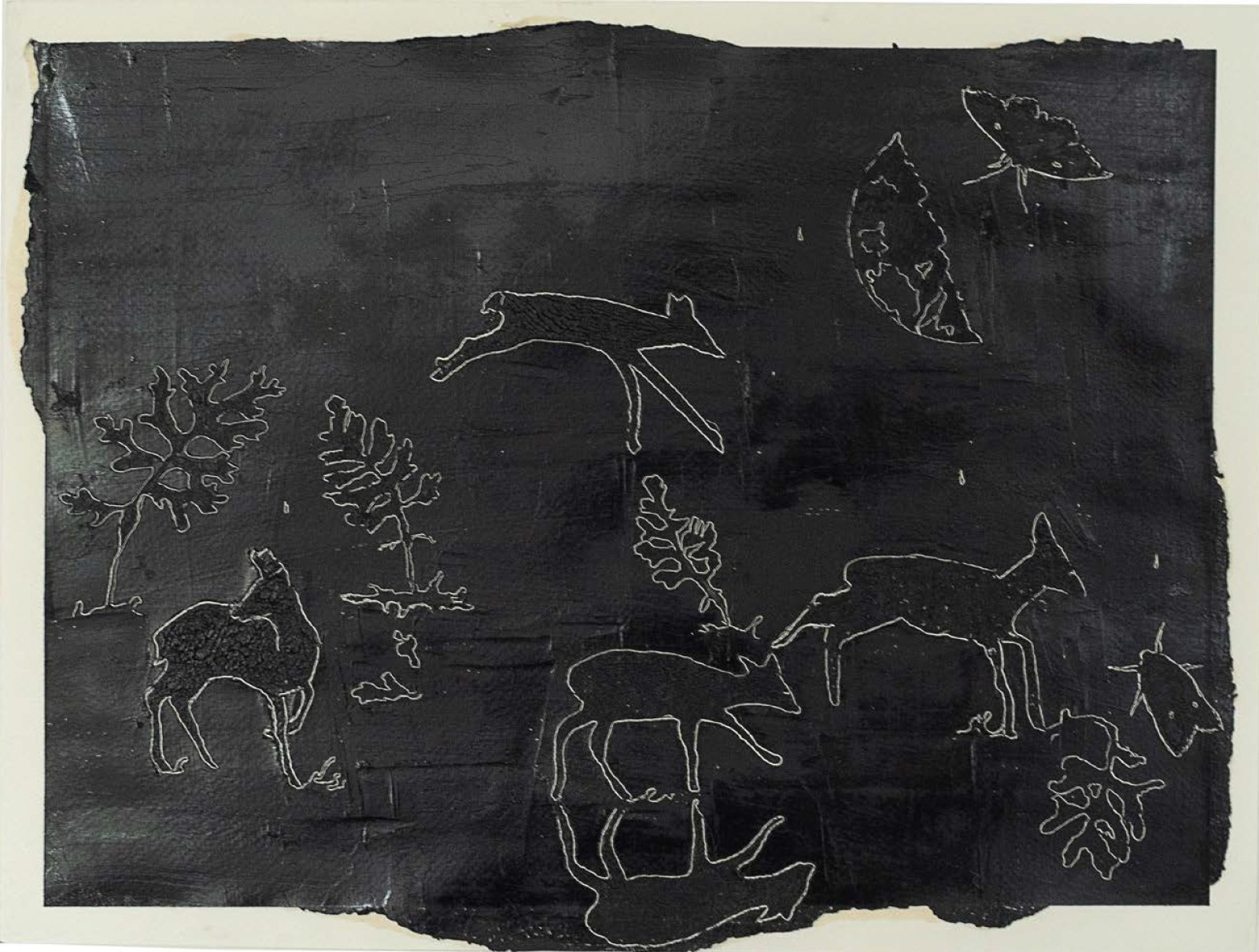 Proepster Child in my brain Oel auf Papier