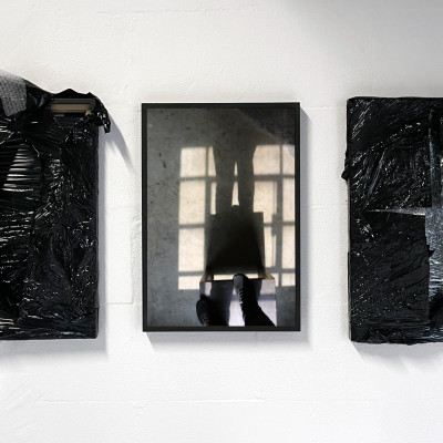 Rahel Bruns Triptychon 2025 C Print diverse Folien Holzrahmen Foto Rahel Bruns