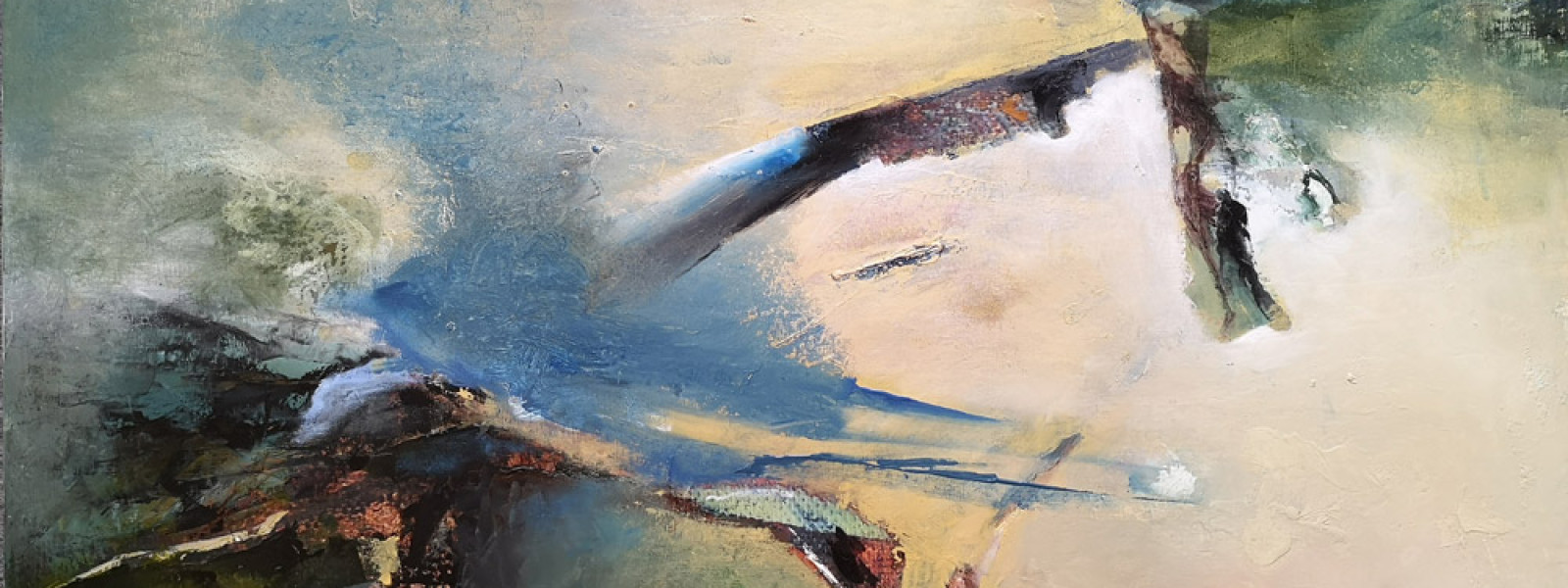 Stecker Sabine Nr 226 Oel auf Papier Print auf Holz 60x80cm