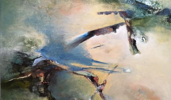 Stecker Sabine Nr 226 Oel auf Papier Print auf Holz 60x80cm