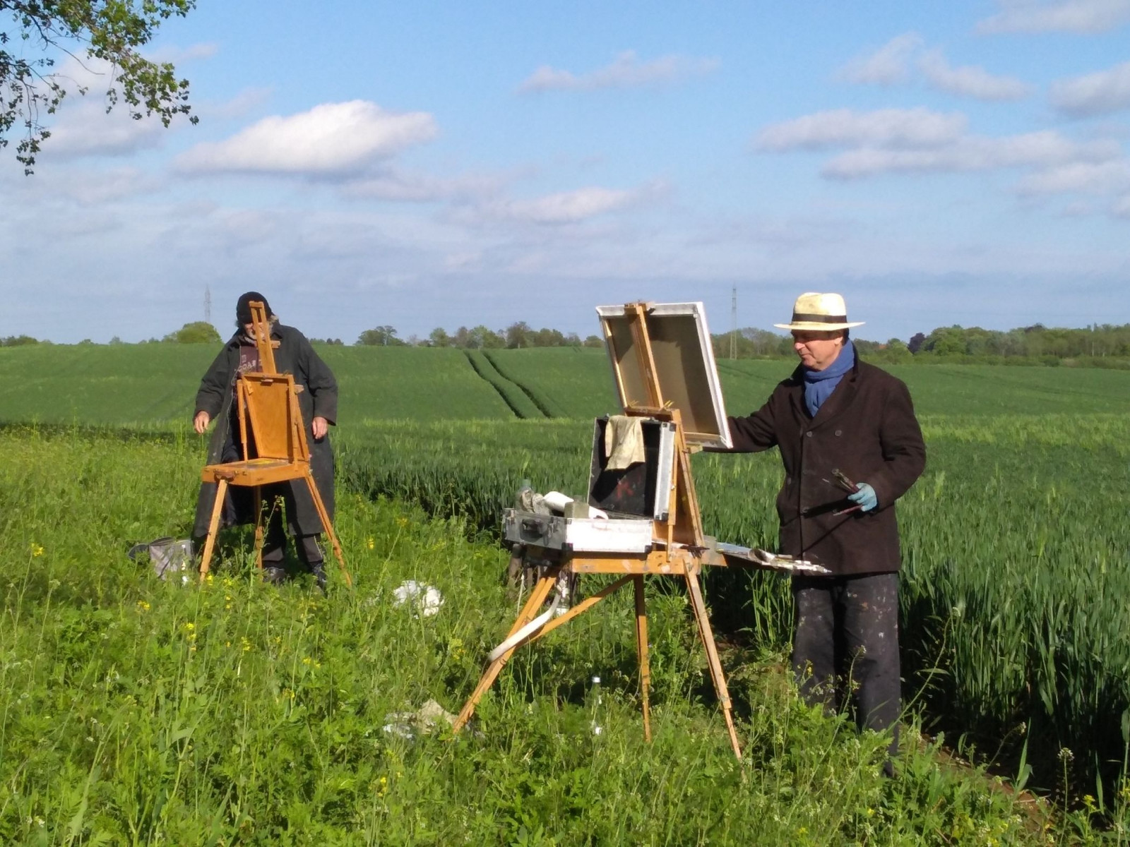 Ulf Petermann und Till Warwas bei der Arbeit Foto Ostholstein Museum