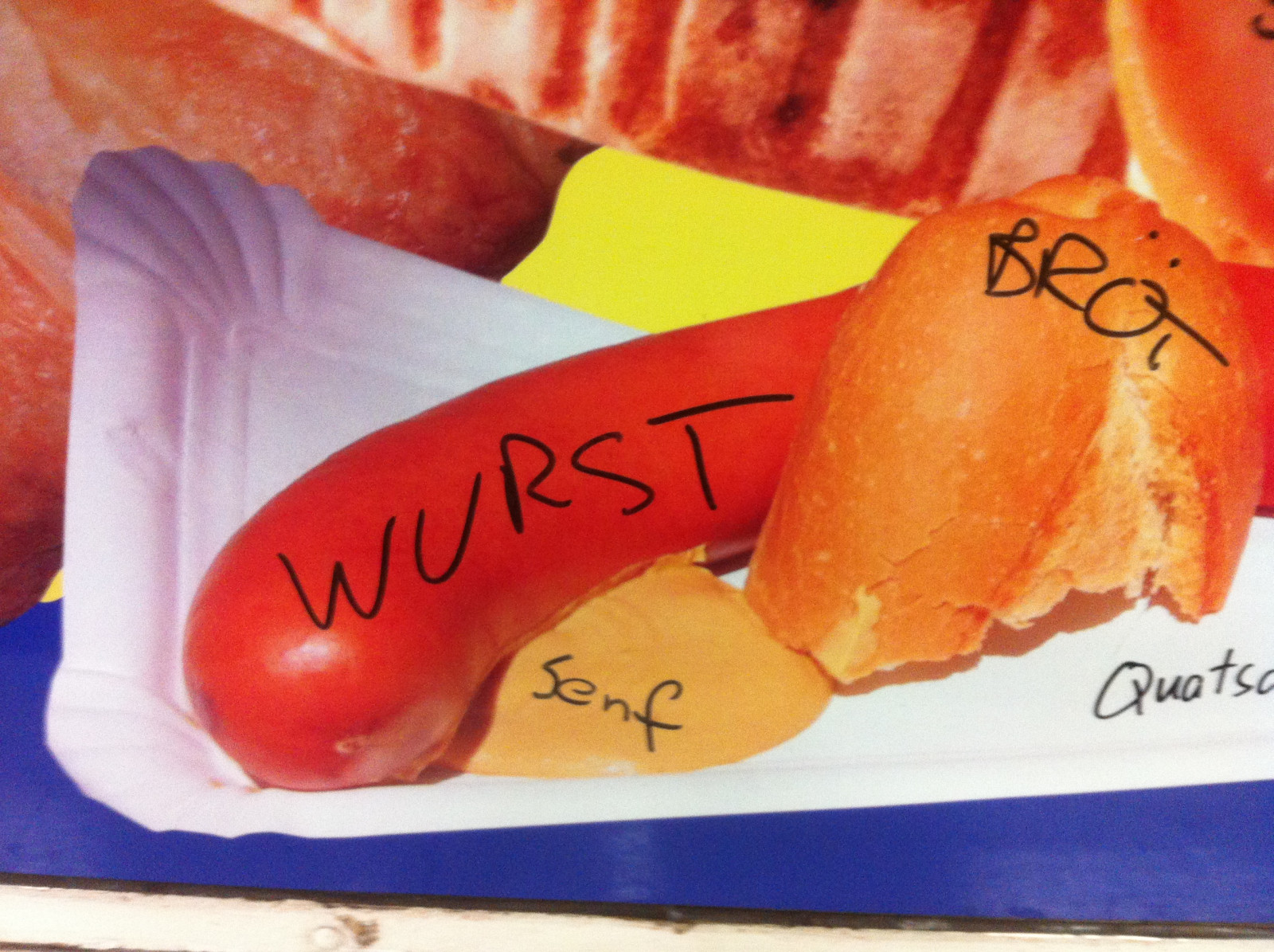 wurst broet...